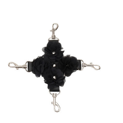 Bộ đồ chơi tình dục hạn chế tình dục bằng Nylon màu đen Bdsm sang trọng được ROHS phê duyệt
