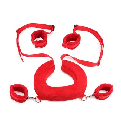 Thoải mái 385G Cổ chân và Tay còng Nylon Bdsm Thắt lưng còng
