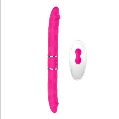 24,5cm Đồ chơi tình dục LGBT hai hành động kép Máy rung điểm G Slim Double Dong