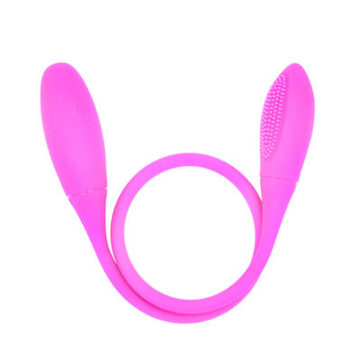 Đồ chơi tình dục LGBT điều khiển từ xa không dây Dương vật giả kết thúc kép 60mm