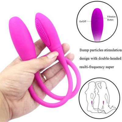 Đồ chơi tình dục LGBT điều khiển từ xa không dây Dương vật giả kết thúc kép 60mm