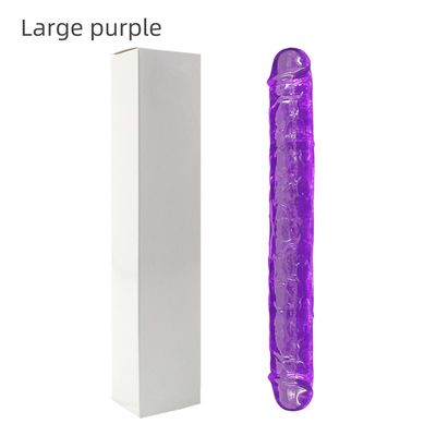 Đồ chơi tình dục LGBT thực tế bằng silicon Đôi đầu không rung 37,4cm cho phụ nữ