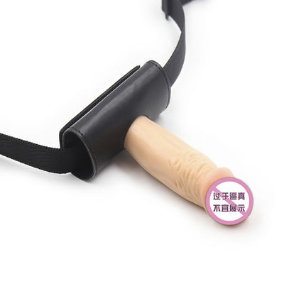 Flesh đôi dương vật giả đồ chơi tình dục LGBT Dây đeo trên dương vật 10cm cho các cặp đôi