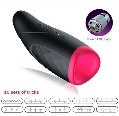 Sưởi ấm hút Đồ chơi thủ dâm nam thực tế 22 cm Sạc qua USB