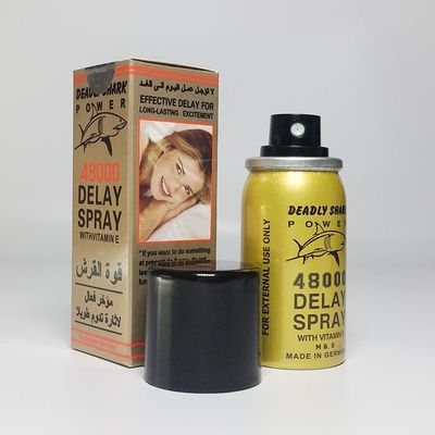Herbal Deadly Shark 48000 Delay Spray 40ml Mạnh mẽ với Vitamin E