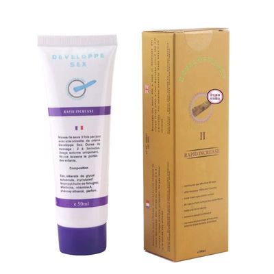 Tình dục trì hoãn thời gian dài Kem tăng cường tình dục thảo dược 50ml làm dày dương vật